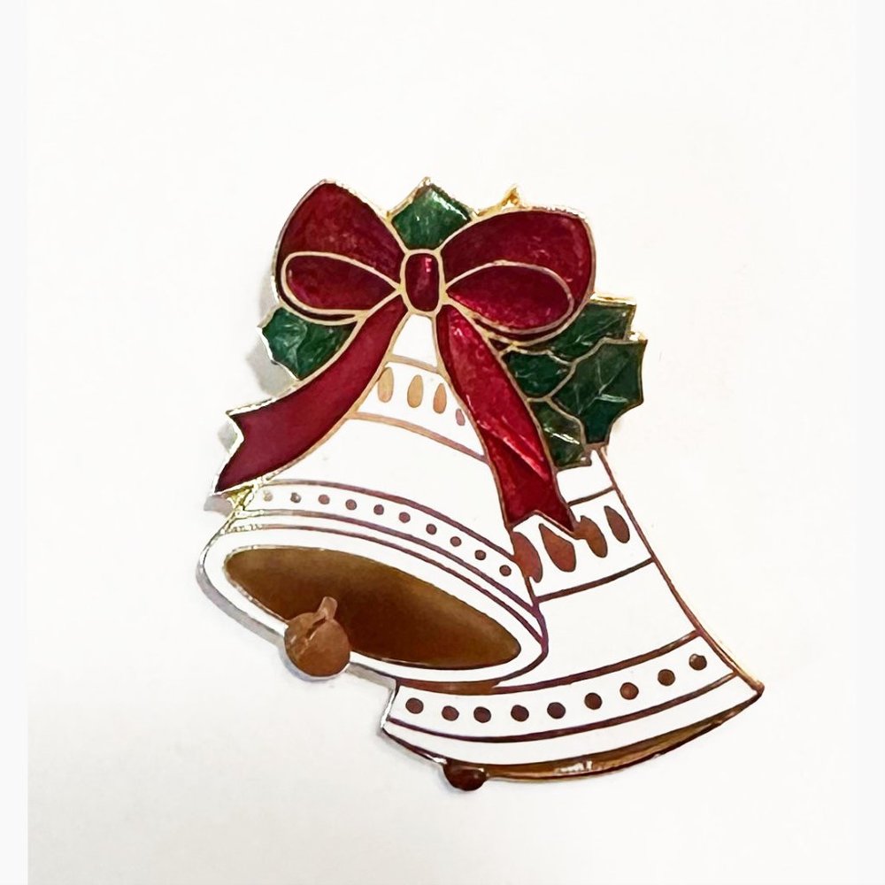 Centennial 1979 Christmas Bells Brooch